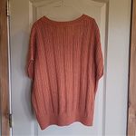 Joie  Women's V-Neck Knit Sweater, Rust, Sz Medium Photo 4