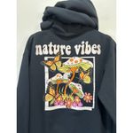 Bowery Supply Co hoodie size M black nature vibes print graphic Size M Photo 3