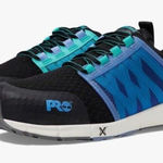 Timberland Pro Radius Composite Safety Toe Black/Aqua Women's Size 8 W Photo 0