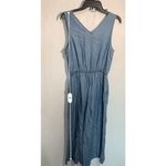Who What Wear Wide Leg Denim Jumpsuit Photo 2