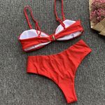 red knot bikini set Photo 2