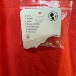 Free People  NWT Lovey Maxi Dress Red Crochet Cotton Size M Photo 9