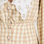 💕SISTER JANE💕 Honey Gingham Mini Dress ~ Primrose/ Yellow Small S NWT Photo 3