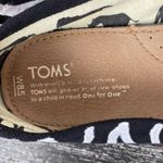 Toms  Black & Red Arkansas Football Razorbacks Print Slip on Flat Shoes 8.5 Photo 3