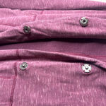 Lululemon Find Your Centre Wrap Hoodie Heathered Marled Rust Berry Size 2 Photo 6