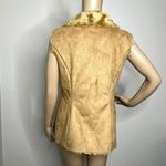 White House | Black Market  Suede Fur Vest Photo 2