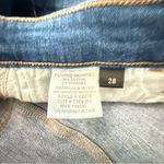 Vervet Flying Monkey Two-Tone Denim‎ Skirt Size 28 Raw Hem EUC Photo 5