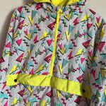 Vintage 90s Windbreaker Jacket Yellow Size M Photo 2