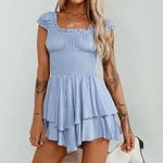 Princess Polly Love Galore Romper Blue Photo 0