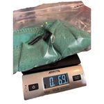 VTG Y2K Shimmery Aqua Green Beaded Detail Vneck 3/4 Sleeve Fairy Top 1x Photo 11