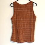 prAna NWT Foundation Scoop Neck Tank in Copper Heather Stripe - Size Medium Photo 6