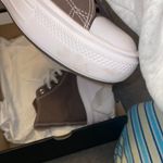 Converse High-Top Platform Sneakers Brown Photo 1