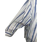 NAPA VALLEY Women Shirt Stripes Embroidery Floral Size XL Coquette Cottage Core White Photo 5