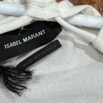 Isabel Marant White Bride Viscose Jadessi long sleeve Midi Dress sz FR 34 (US 2) Photo 3