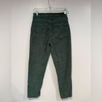 American Eagle Green Corduroy mom straight jean Photo 3