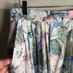 Vintage Classic Directions Pastel Floral Pleated Midi Skirt M Photo 4