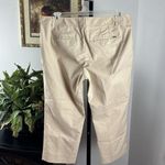 White House | Black Market  Women’s Tailored Pants Beige Size 14 Slim Ankle Pockets Photo 2