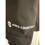 Free Country Women Black Softshell Hooded Jacket Fleece Lined Zip Front Size M Photo 5