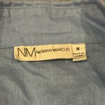 Neiman Marcus  100% Linen Wrap Blouse Size Medium Photo 2