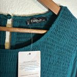 Elegant Teal Long Sleeve Dress size xxl Green Photo 3