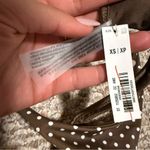 frankie's bikinis NWT  X PINK Polka Dot Brown White Thong Bikini- Size XS Photo 4