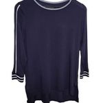 Donna Karan Sleepwear Navy Blue Sleep Top, Small Photo 0