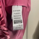 💖 Tucci Pink Brush Stroke Printed Sleeveless Blouse Photo 5