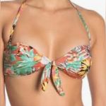 The Bikini Lab  Tropical Oasis Bandeau Bikini Top size L floral Photo 1