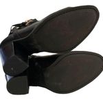 Guess  Fran Studded Black leather Ankle Boot Women’s Sz 9 Zip Up Photo 6