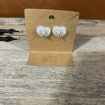 New pierced earrings silver tone Photo 1
