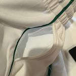 Forever 21 Womens Mid Rise Running Short-Juniors white green trim size L NWT Photo 4