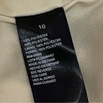 Perceptions Cream Floral Dress Knee Length,  New York, Cold Shoulder  Size 10 Photo 6