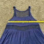 Free People indigo blue sleeveless mini dress size M Photo 7