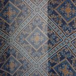 Papaya M Rust Blue Diamond Sheer Boho Duster Photo 5