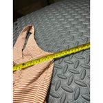 Pact NWT  Shell Stripe Jolene Tie-Back Dress Orange Womens Size Large Photo 7