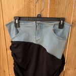 Micas Chic Black and Blue Maxi Skirt Photo 6