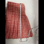 ZARA  preppy pleated mini skirt, plaid Sz L Photo 6