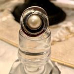 Silpada Pearl Rose Sterling Silver Rare Size 5.25 Lily Pearl Ring Israel Photo 1