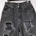 BDG  Y2K 30 Baggy Black Jeans‎ Skater Ripped Destroyed Distress Holes Grunge Punk Photo 1