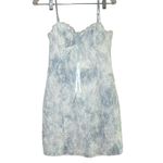 KESTAN Caroline Dress Mini Blue Lace Sleeveless Party Cocktail Women's‎ Medium Photo 0
