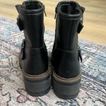 BOC by Born Monika Platform Moto Boots Size 7 Black Photo 5