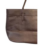 joe's jeans New Tote Bag Womens Large Brown Vegan Leather Purse Travel Classic Photo 6