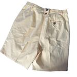 Jamie Sadock High Rise Womens Golf‎ Shorts Size 8 Yellow Pleated Preppy Outdoor Photo 1