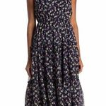MELLODAY NWT  Floral Tiered Blue Summer Maxi Dress Photo 0