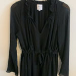 MISA Los Angeles  Long Sleeve Midi Dress Black Size Medium Photo 0