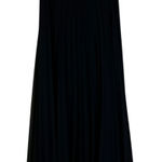 B Darlin B. DARLIN Black Pleated Maxi Skirt Flowy Sheer Overlay Women's Size Photo 0
