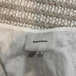 Reformation Mayla Tie Keyhole Linen Top Photo 2