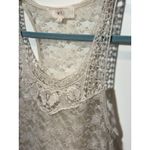 White Lace Tank Top Large WR L Racerback Shirt Blouse Photo 1