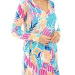 Lilly Pulitzer Rylie UPF 50+ Goombay Smashed Pineapple Hooded Cover Up Dress XS Photo 3