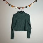 prAna  Zandra Funnel Neck Peacock Green Athletic Top Photo 1